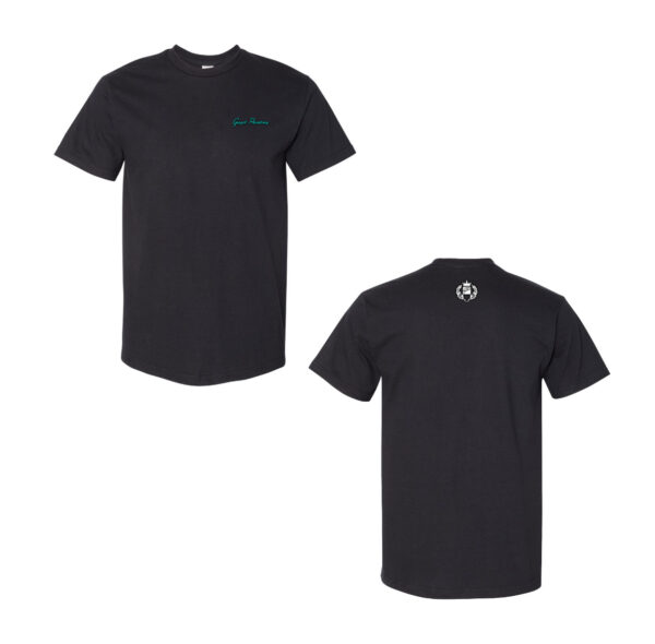 Gugel Painting Logo Tee (Black/Teal)
